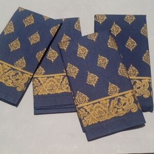 NWT Elegant Williams Sanoma Thai Napkins, Set Of 4